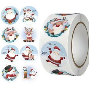 500 piece Christmas sticker labels